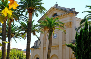 Built in 1892 Church of Immaculate Conception dominating Place Paoli.