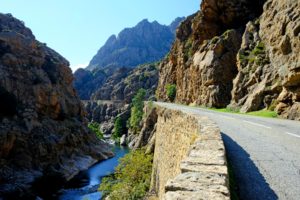 Breathtaking landscapes of the Scala di Santa Regina canyon.