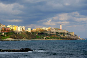 Perched on top of a rocky promontory Bastia's imposing citadel.