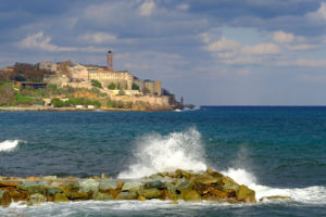 Perched on top of a rocky promontory Bastia's imposing citadel.