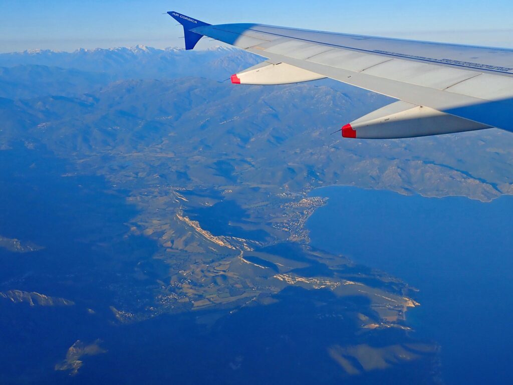On Corsica’s north coast, the Bay of Saint-Florent is framed by the renowned vineyards of the Patrimonio appellation.