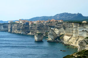 Perched dramatically atop limestone white cliffs, the medieval town of Bonifacio remains Corsica's top attraction.