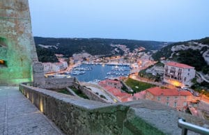 Sheltered by soaring white cliffs the modern marina of Bonifacio oozes a convivial Mediterranean ambience.