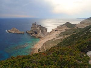 Unforgettable scenery of Capo Pertusato where at the Saint-Antoine beach you may enjoy a refreshing dip.