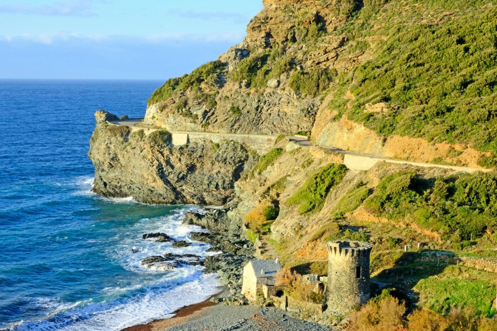 The corniche road follows the coastline along the peninsula offering sublime views.