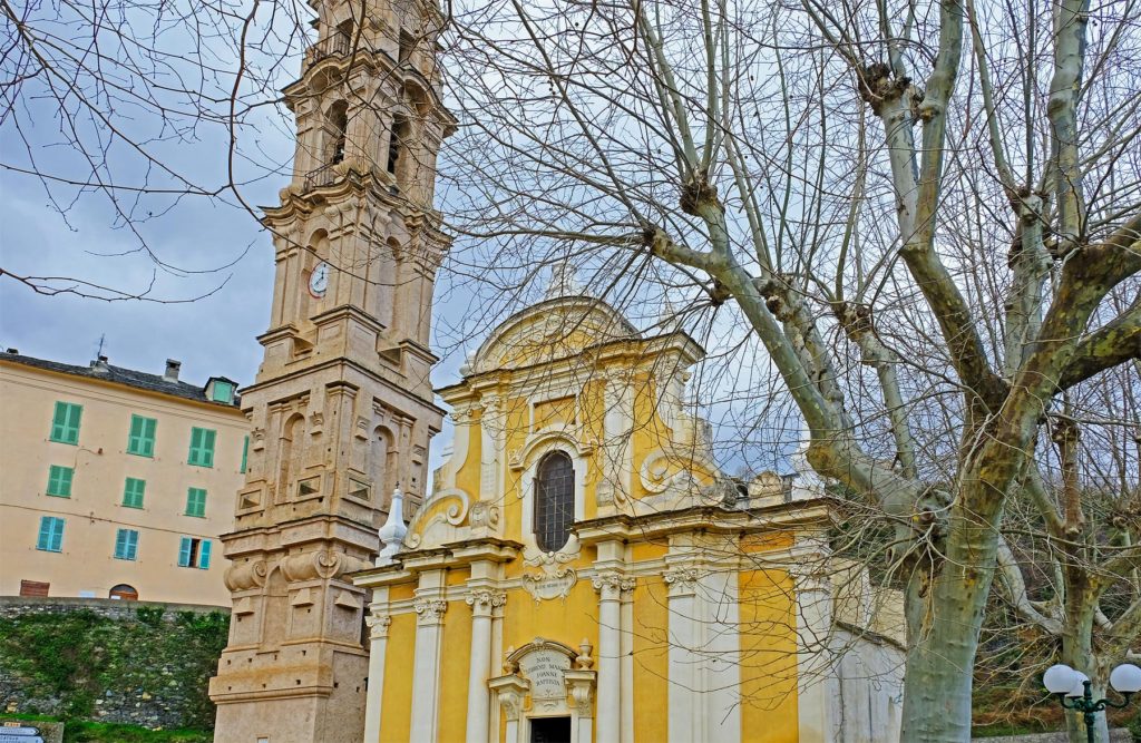 Eglise St-Jean-Baptiste dominating the village of La Porta manifests great aesthetic beauty and Baroque splendour.