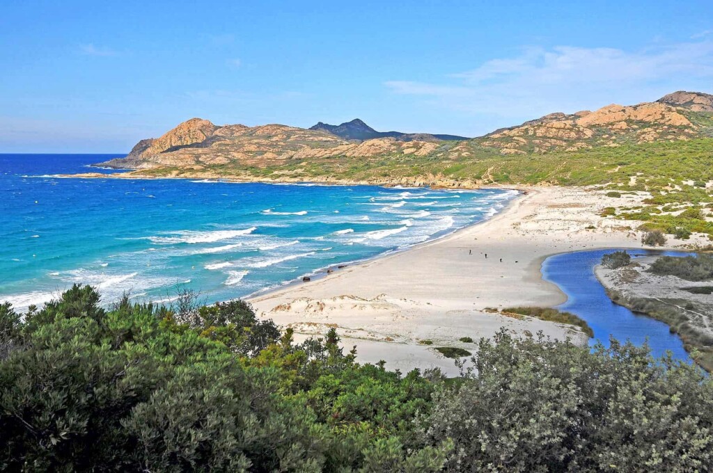 The wild Plage de l'Ostriconi in the Agriates is a popular choice with lovers of unspoilt nature.