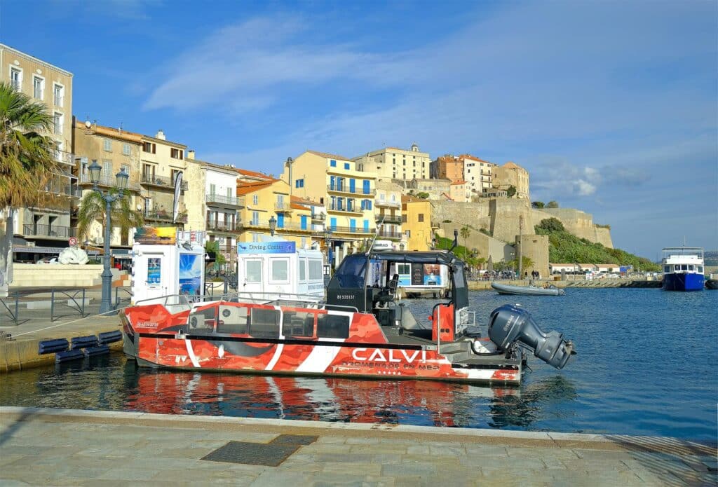 The picturesque Calvi port located at the foot of the Citadel is the beating heart of the town.