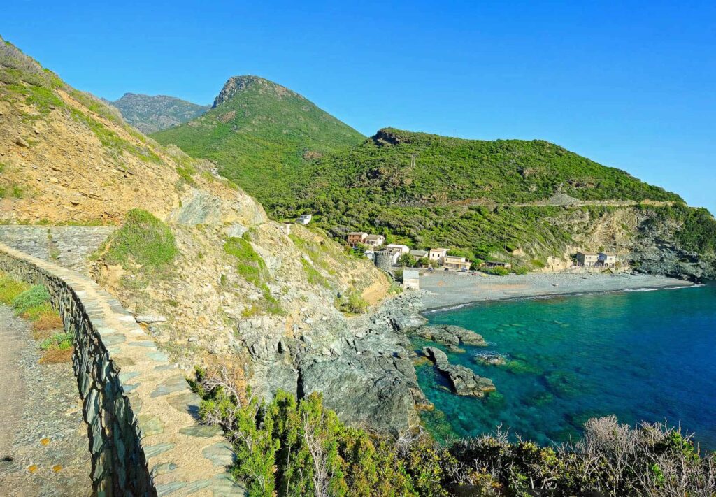 Enjoy a scenic drive around the wild Cap Corse peninsula in north Corsica.