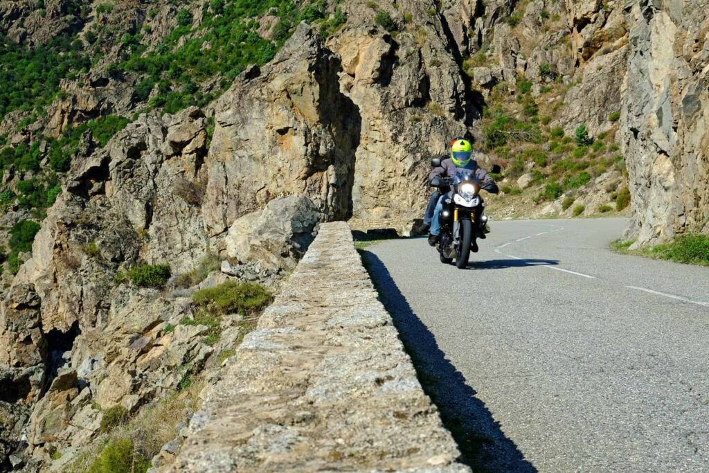 Corsica is one of the most popular European motorcycle destinations.