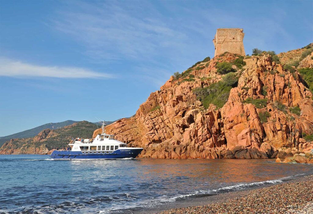 A boat tour to one of Corsica's iconic natural landmarks is an exciting attraction for couples and families alike.