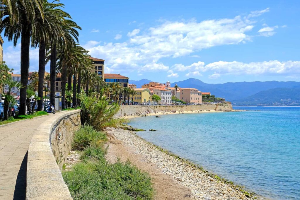 Visitors can visit Ajaccio, Corsica's colourful capital city, on a scenic open-top bus tour.