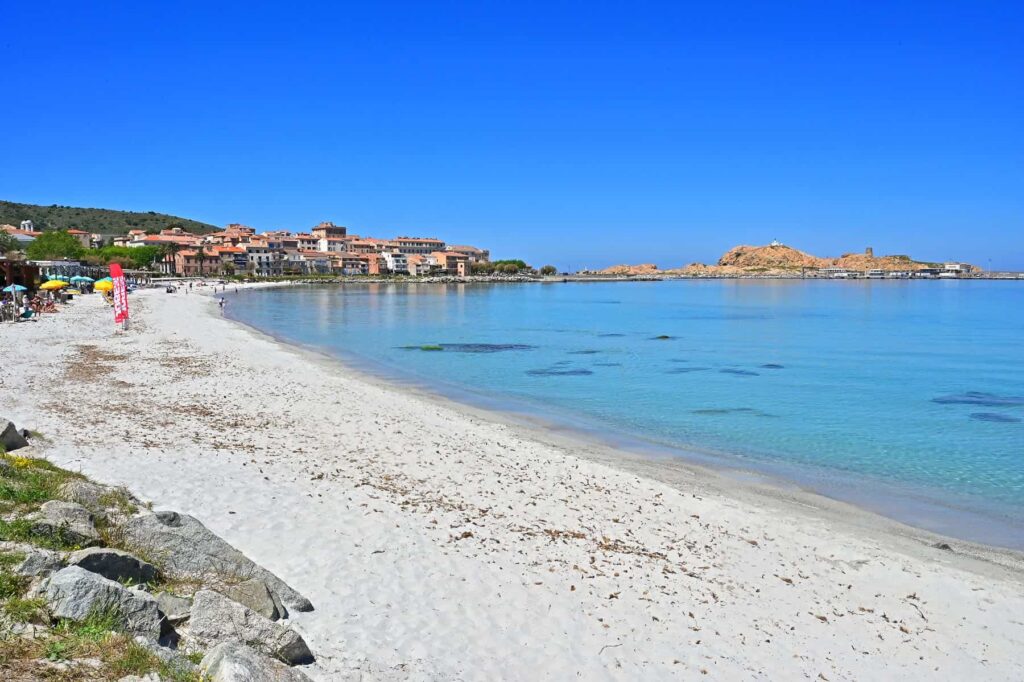 Relax by the sea without leaving town- Ile Rousse’s stunning beach offers the best of both worlds.
