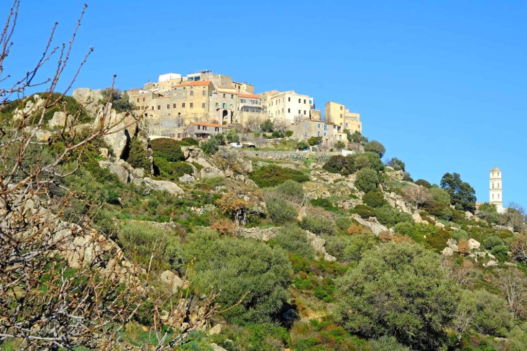 Sant'Antonino, a beautifully preserved medieval hilltop village famous for its panoramic views, narrow stone streets, and charming old houses.