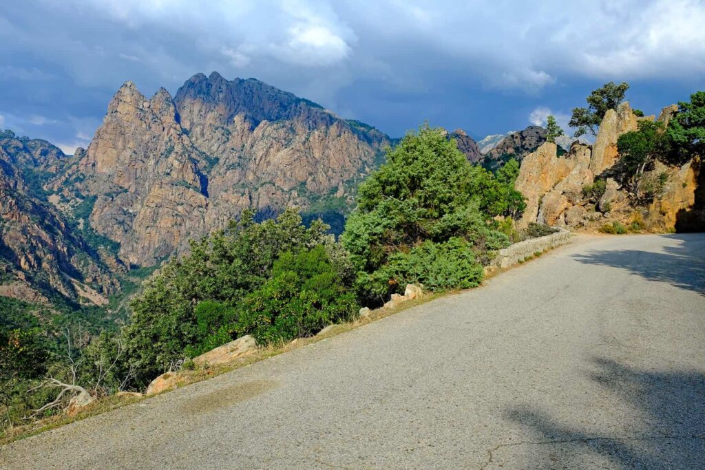 The Porto to Evisa drive reveals some of the island’s most grandiose mountain panoramas.