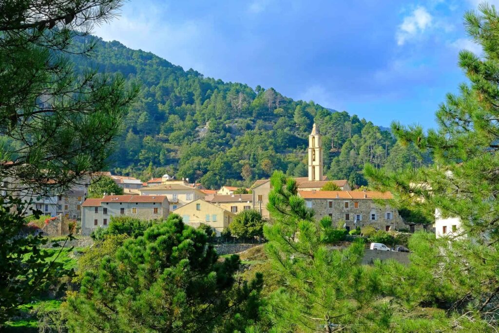 At the end of the Inzecca scenic drive lies Ghisoni, a picture-perfect mountain village.