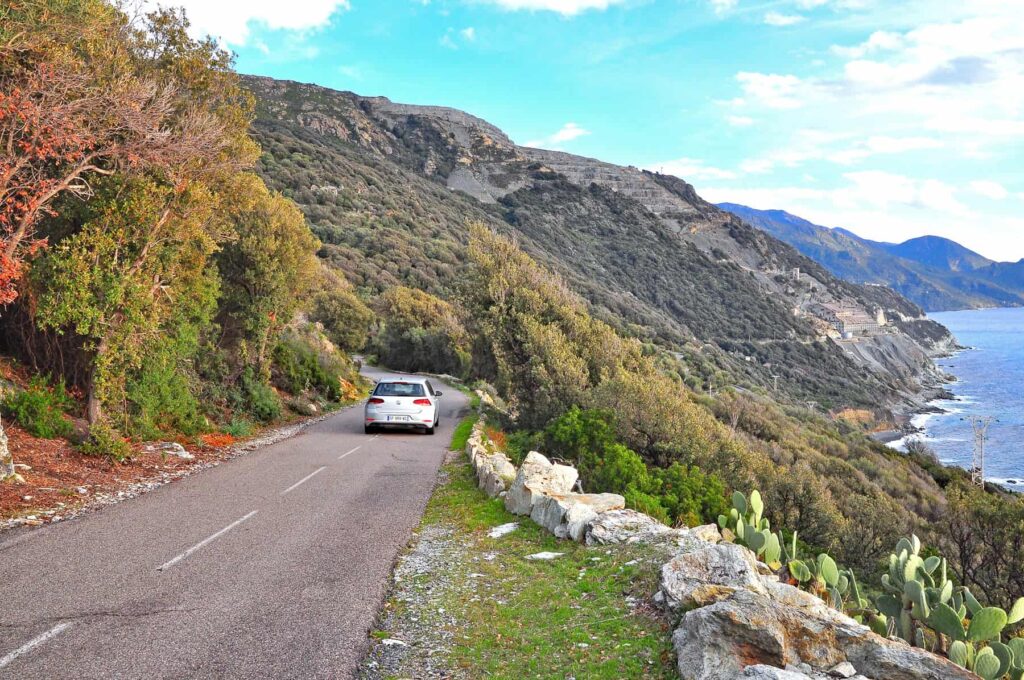 In Corsica, drivers often take bends quickly and drift into the middle, so stay cautious.
