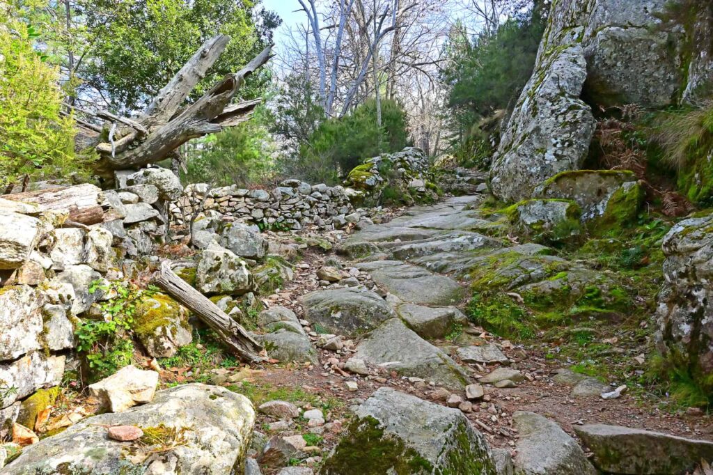 Although the trail is fairly easy, in a few rocky places, you have to step carefully to keep your balance.