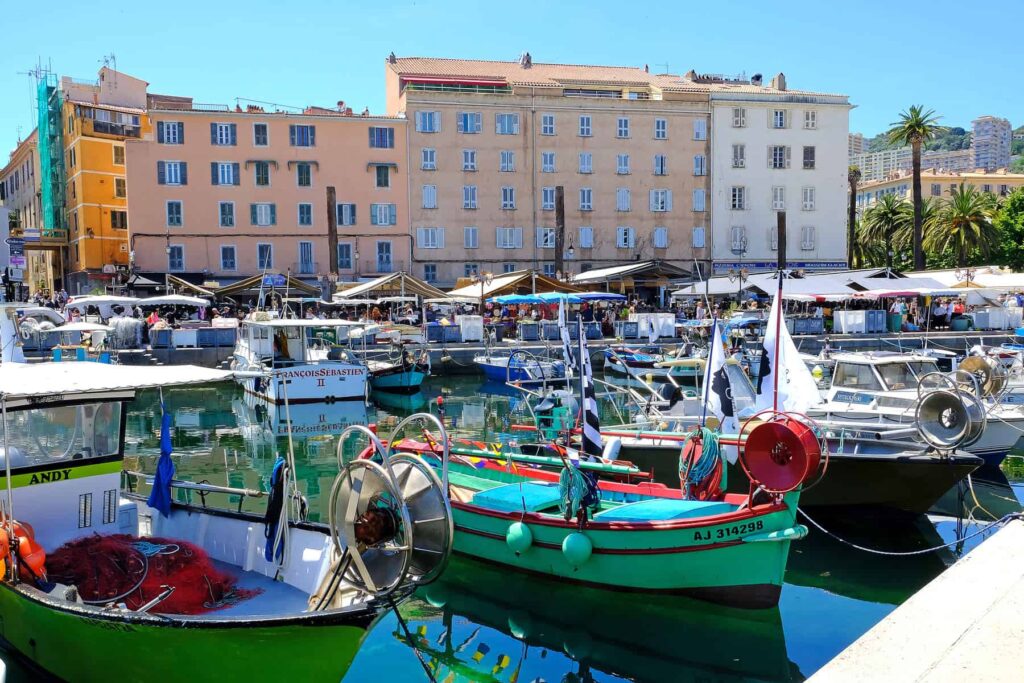 Don't expect large cities in Corsica; even Ajaccio, the island's capital,  has a relaxed, small-town feel.
