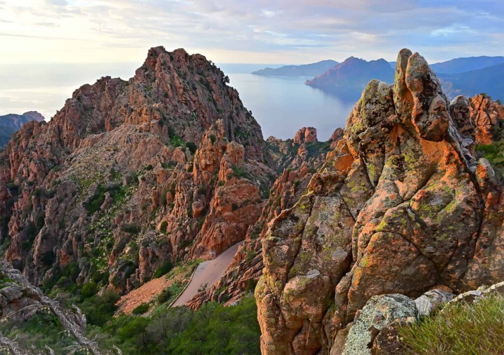 Corsica’s winding roads, dramatic topography and low speed limits mean you can’t drive fast.