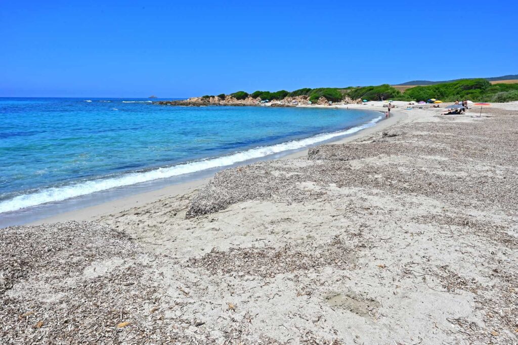 The west-exposed Sevani beach is wild and unspoilt- a paradise for nature lovers seeking tranquillity.