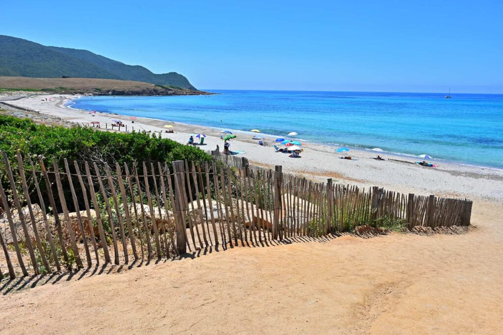 Grand Capo Beach is one of Corsica's top spots for practising surfing in windy conditions.