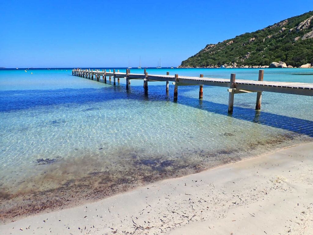 Reminiscent of the Maldives, Plage de Santa Giulia is one of Corsica's top beach destinations.