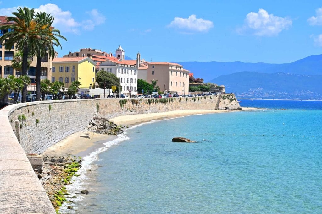 Plage Saint-Francois is Ajaccio's most centrally located beach.