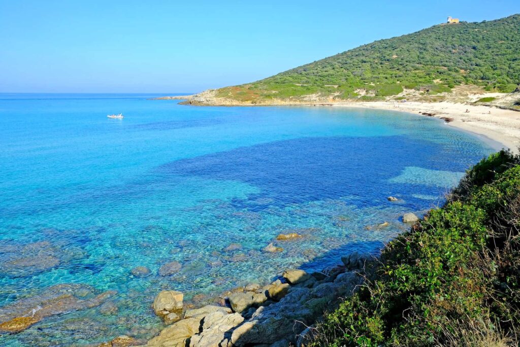 Plage de Bodri is one of the most attractive coves on Corsica’s north coast.