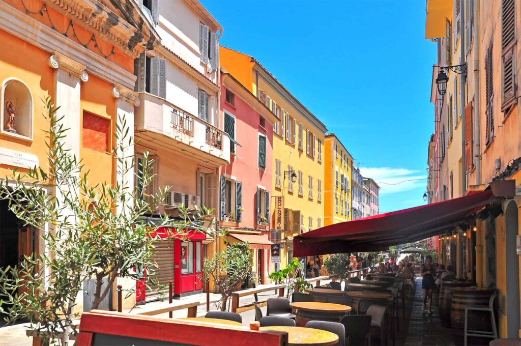 Hotels in Ajaccio’s city centre offer easy access to cafés, restaurants and famous landmarks.