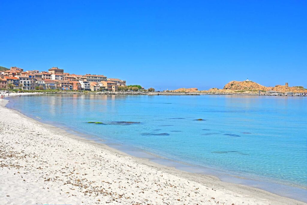 Swim, stroll, and stop for ice cream- it’s all within steps at Ile Rousse Beach.