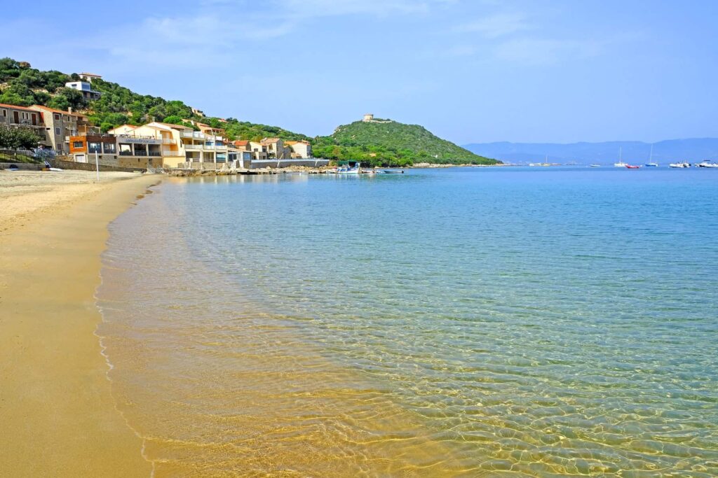 Campomoro delivers everything- a delightful waterfront, the island’s largest Genoese tower, and prime hiking trails.