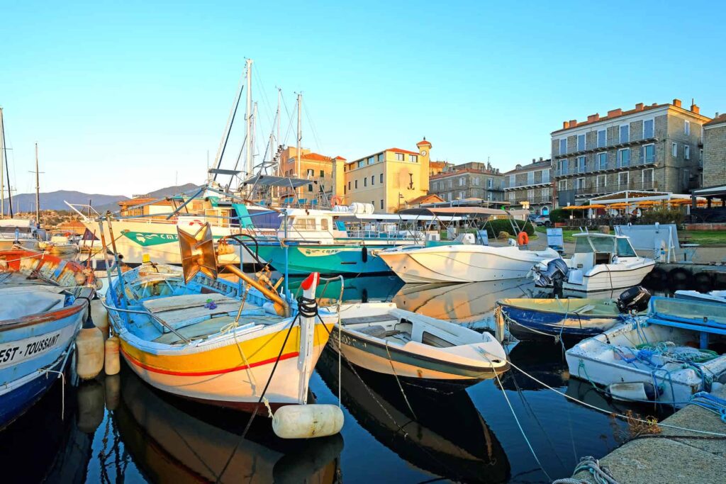 Propriano is a colourful port town whose charming marina provides ferry connections to the mainland.