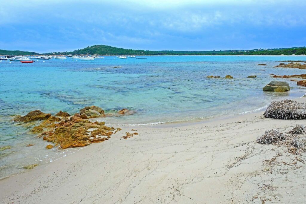 Pinarello Beach is perfect for those seeking peace and seclusion while remaining just a short drive from Porto Vecchio.