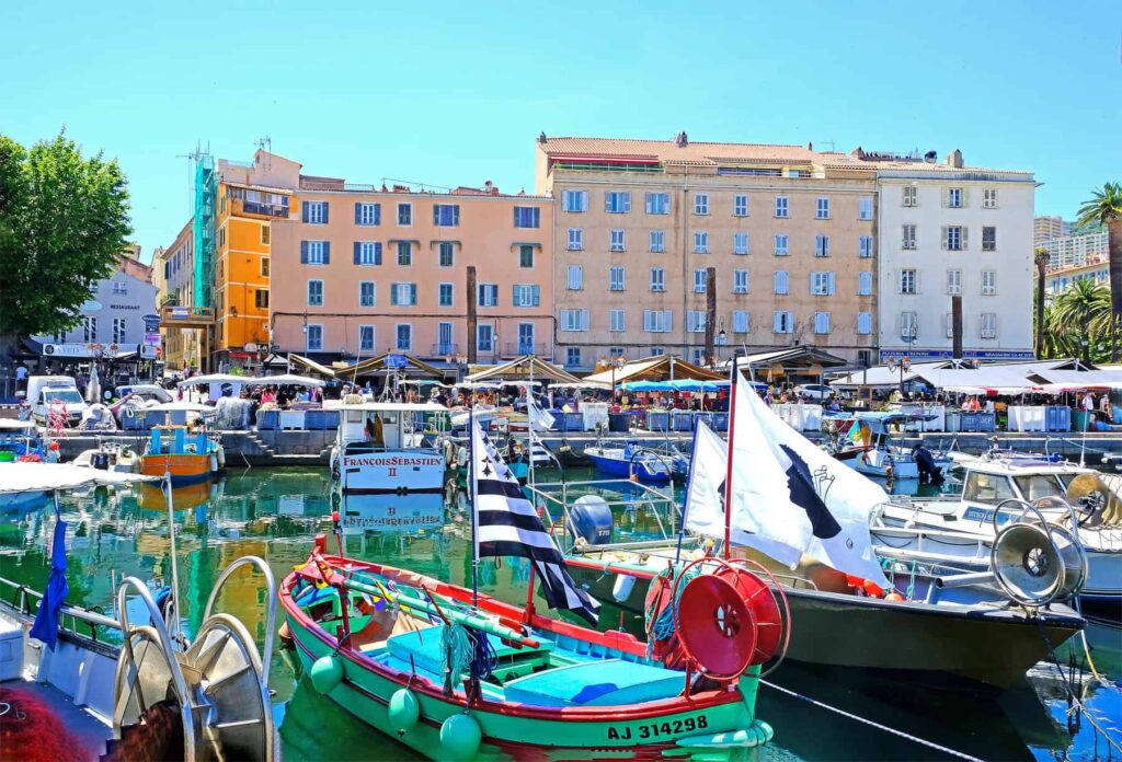 Ajaccio, Corsica's colourful capital city, is the birthplace of Napoleon Bonaparte.