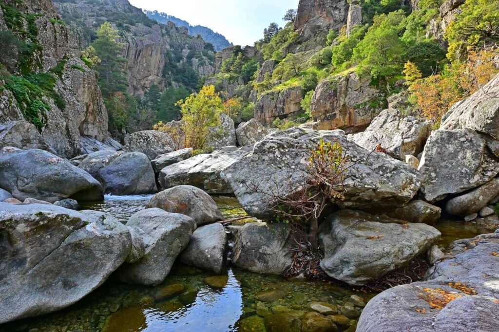 Corte is a departure point for hiking in the Restonica and Tavignano valleys.