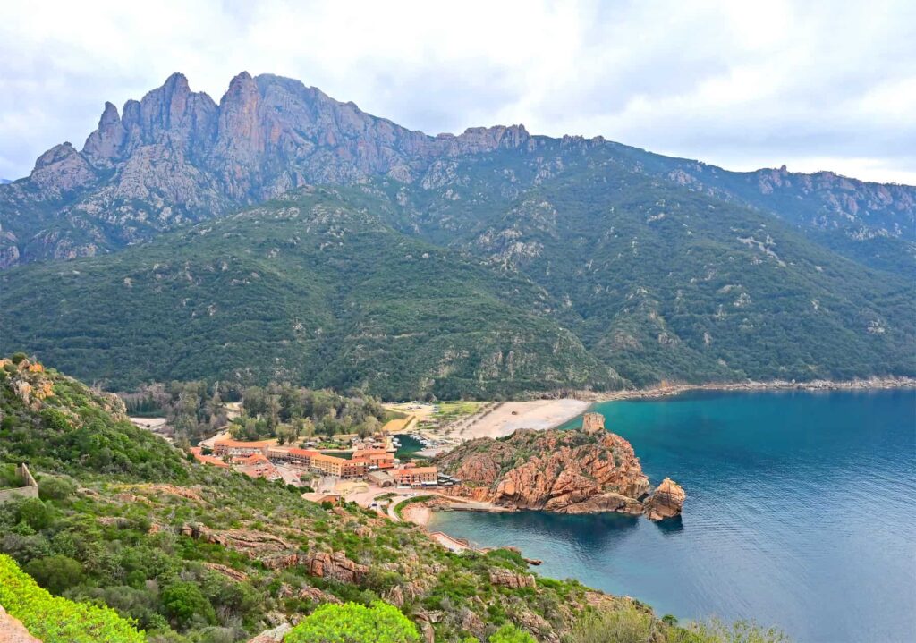 Porto is surrounded by some of Corsica’s most dramatic landscapes, dominated by the summit of Capo d'Orto.