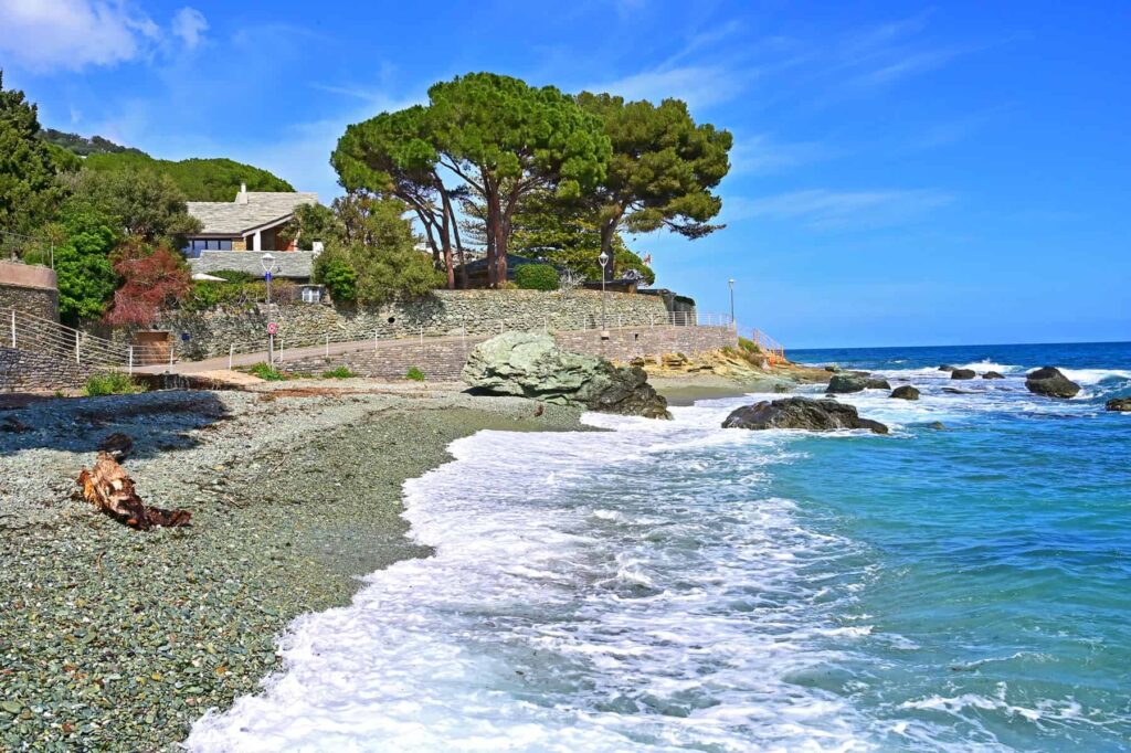 North of Bastia, the coastline is dotted with small, pebbly coves, while the south opens up to wide sandy beaches.