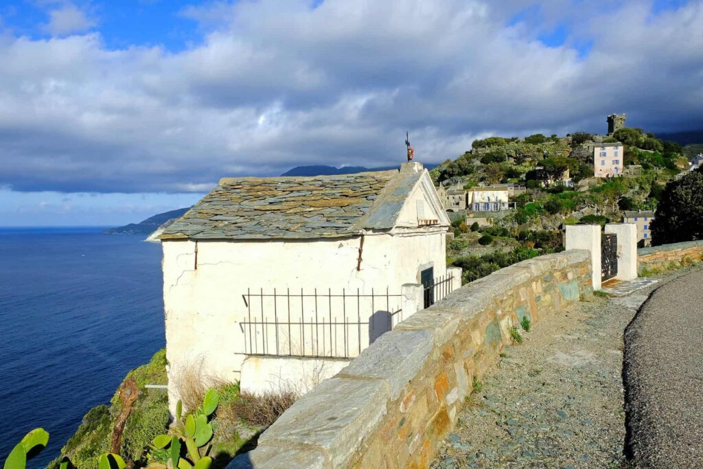 Nonza is a place where history remains present in stone, walls, and ruins.
