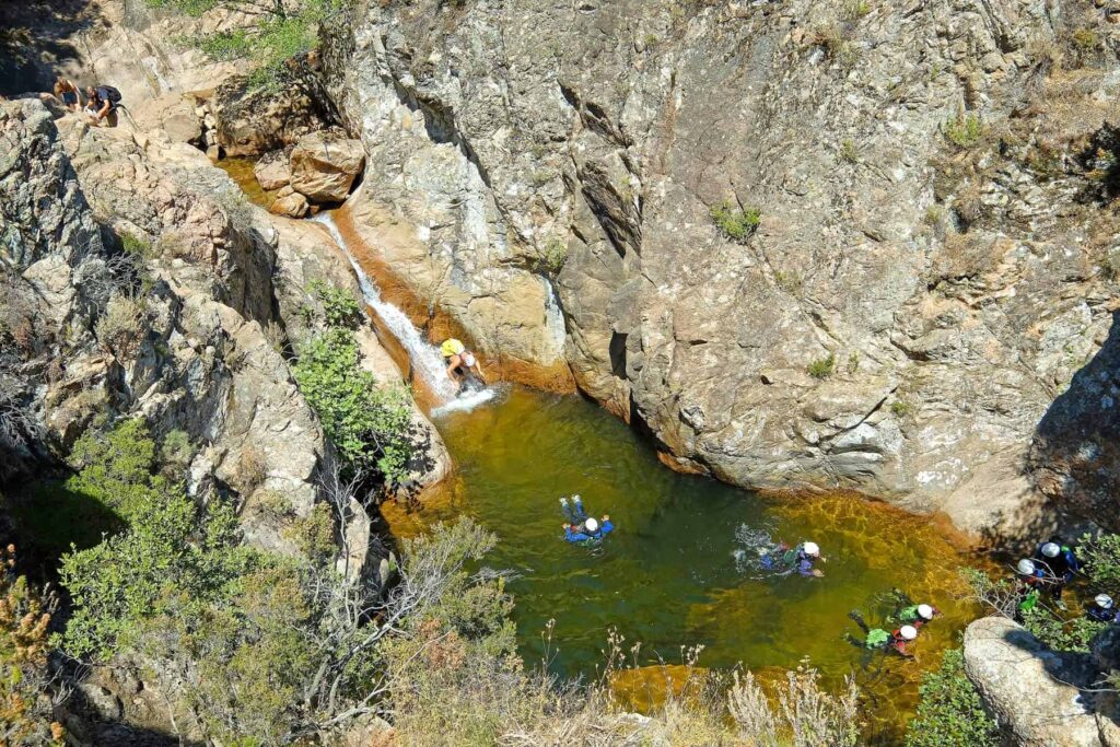 Swimming, canyoning, and other water-based activities define summer life in Corsica.