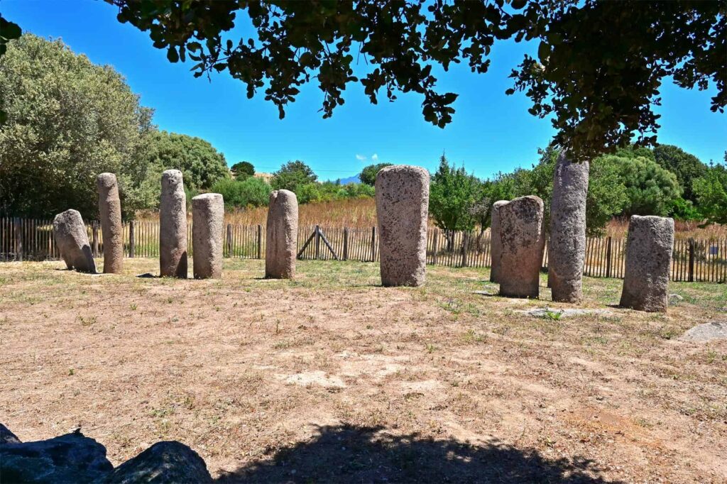 The orderly rows of I Stantari contrast with the wild landscapes surrounding them.