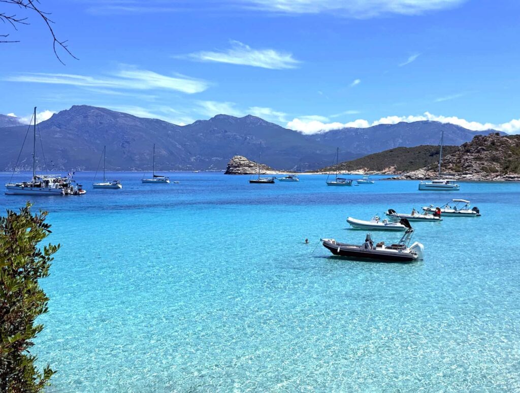 Lotu beach- a postcard-perfect azure bay in the heart of the Agriates.