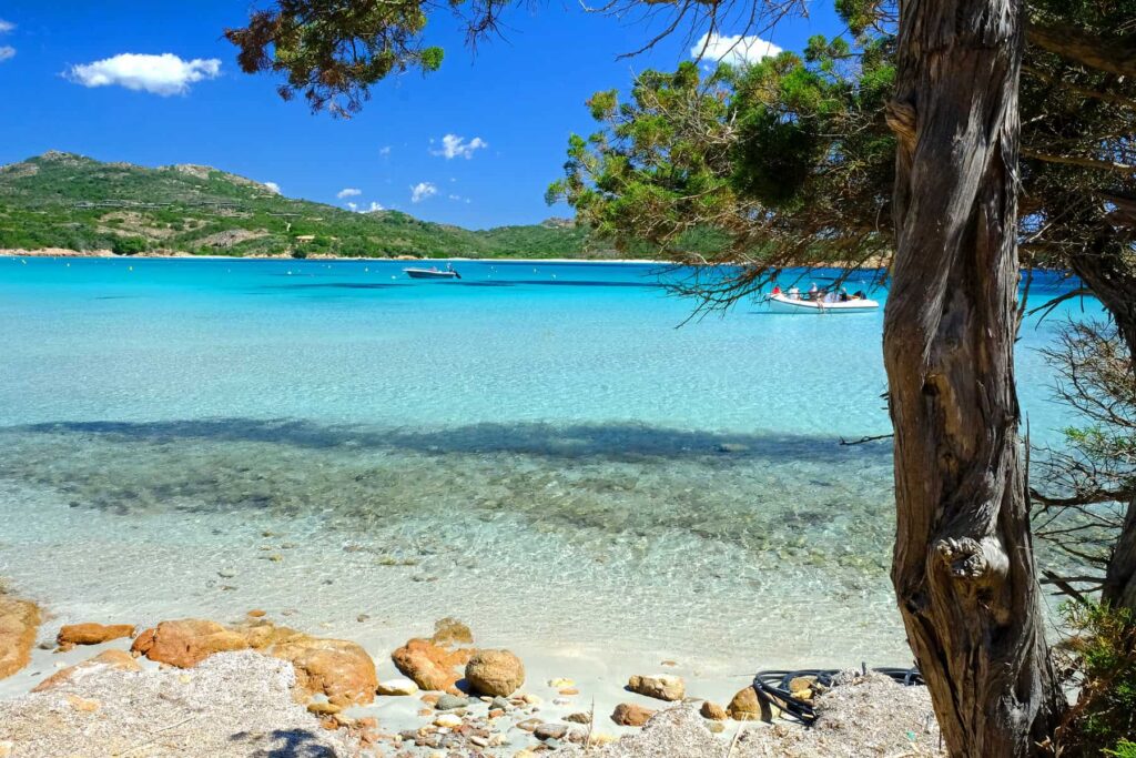Beach comforts are limited on Corsica’s wild coastline- book your sunbeds in advance.