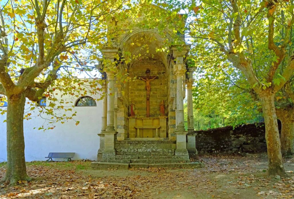Respectful clothing is appreciated when visiting religious sites in Corsica.