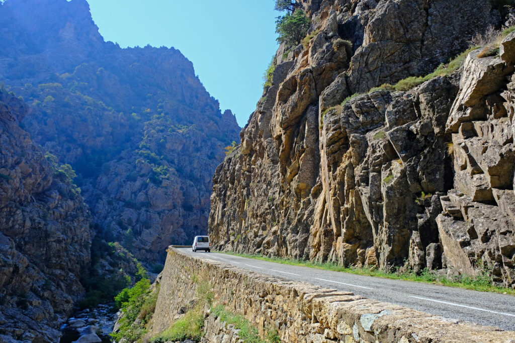 Corsica’s mountain roads reward patience and careful driving.