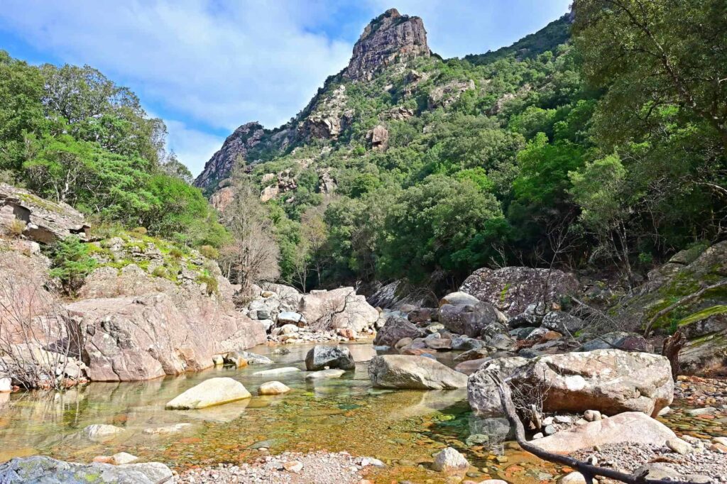 Spelunca Gorge offers a peaceful alternative to the coast on hot summer days.