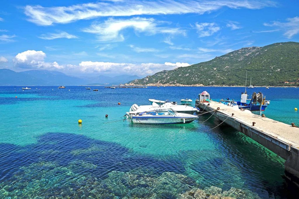 The end of the swimming season does little to diminish the beauty of Corsica’s coastline.