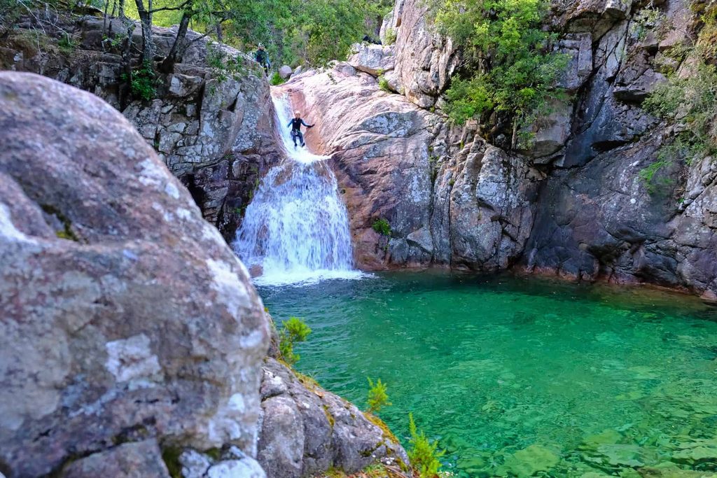 Jump, slide and splash your way through the beautiful Richiusa Canyon near Ajaccio.