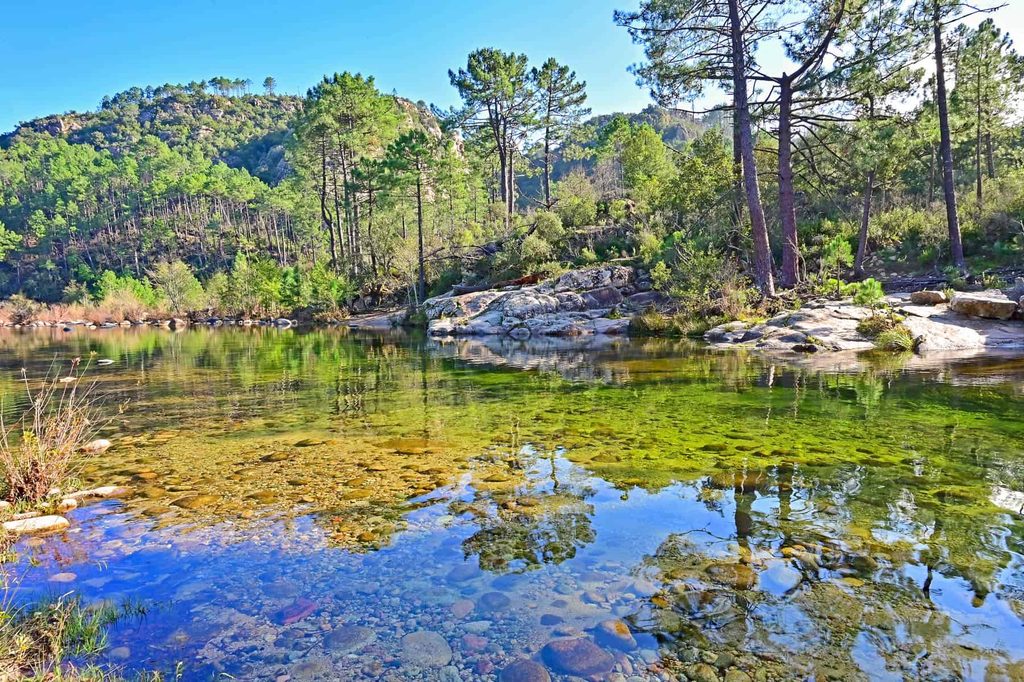 U Ponte Grossu- stunning natural swimming pools formed by Solenzara River.